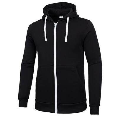 

Hoodie Solid Color Zipper Cardigan Hoodies Men Fashion Tracksuit Male Sweatshirt Off White Hoody Mens Purpose Tour GH