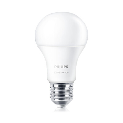 

Jingdong supermarket] Philips (PHILIPS) segmented light bulb led bulb 9W large screw mouth E27 three sections of light 3000k warm white