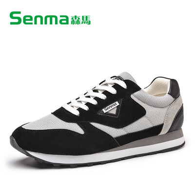 

Senma Senma casual shoes trend Korean style lace sports shoes black 35 yards GD556302