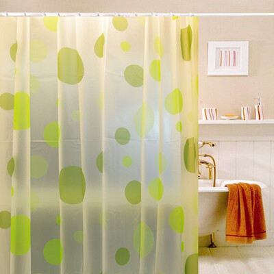

Qing Wei PEVA waterproof printing bath curtain fresh 180 180