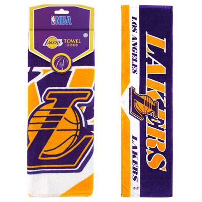 

NBA cotton basketball long sports towel running fitness sweat towel fans supplies prizes boyfriend gift knight team 30120CM