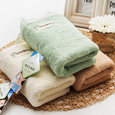 

Fu Li Jie Yu cotton towel Egyptian long-staple cotton sesame pieces adult adult face towel wash towel 3 loaded garden pasta 34 74cm