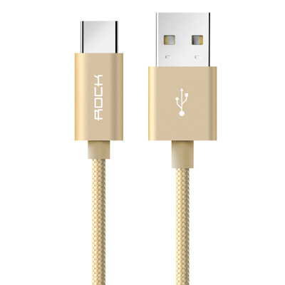 

ROCK Type-C Charging&Data Transfer Cable 2A 1m Champagne Gold