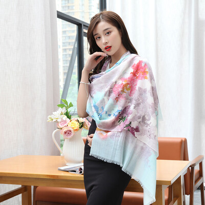 

STORY Of SHANGHAI Ladies&39 Woolen Scarf Warm Feet