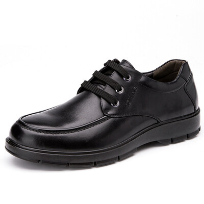 

Aokang men&39s business casual shoes comfortable British low shoes round head strap shoes 153311076 black 41 yards