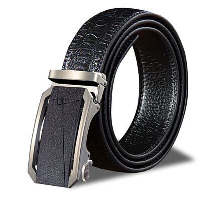 

Men 's belt leather belt waistband gift box Korean version of the leisure pure leather automatic buckle belt