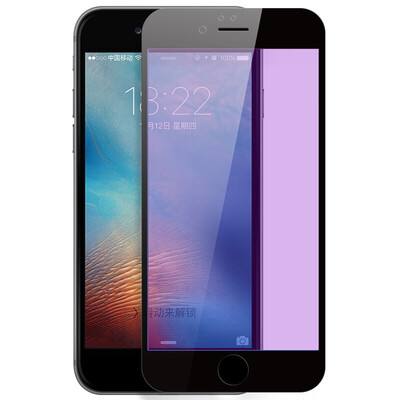 

ESK iPhone6 ​​/ 6S стали пленка Apple, 6 / 6S стеклянная пленка анти-синий 3D мягкий край Full High Definition черный сотовый телефон взрыва защитная пленка JM118-