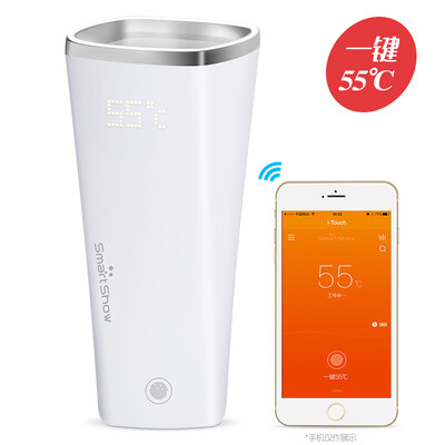 

Ньюэлл шоу SmartShow чашек смарт-ключ 55 градусов из нержавеющей стали кружка 12H Термостатический бизнес-подарки я-Touch Уайт