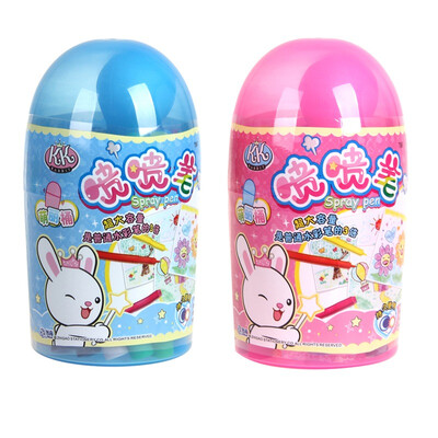

Chicco (Zhigao) 24 цвета Лай Мэн ведро Pen Pen перо перо дети акварель кисть Бочка печать можно мыть творческие игрушки KK-537