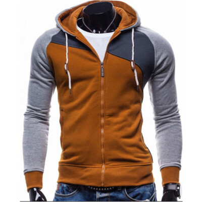 

Hoodies Men Sudaderas Hombre Hip Hop Mens Brand Leisure Zipper Jacket Hoodie Sweatshirt Slim Fit Men Hoody XXL