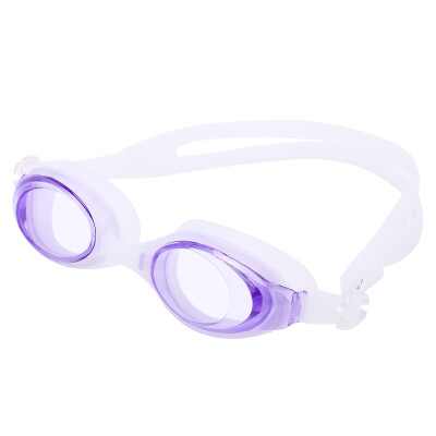 

SAINTEVE Swimming goggles Waterproof Anti fog Man&woman Adult Adjustable Goggles 4200 Transparent Purple Earplugs