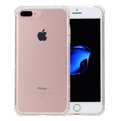

Локк ROCK iphone7 плюс телефона оболочка Apple, падение 7plus сопротивление защитный рукав все включены Кристалл Щит подушка наборы силикона прозрачного