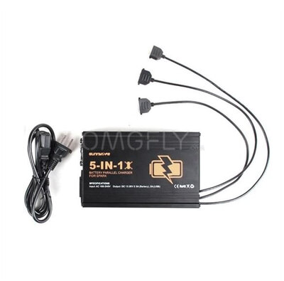

Sunnylife 5 in 1 Battery Parallel Charger Remote Controller Charger Dual USB Charger for DJI Spark Quadcopter