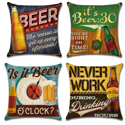 

Бесплатная цитата из напитков паб предложение Продажа забавный дизайн, декоративный квадратный акцент подушка