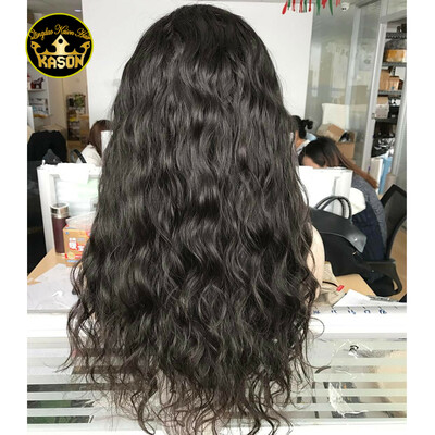 

Thick Density Full Lace Human Hair Wigs 100 Virgin Brazilian Water Wave Wig Human Hair Full Lace Wigs Black Women Can Be Dyed