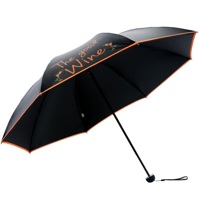 

Paradise umbrella full blackout UPF50 black silk bright glue 30 sun umbrella umbrella 31840E orange