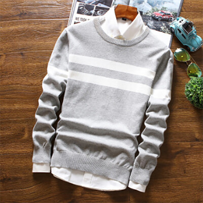 

Мужской свитер круглый шею весна и осень новая линия одежда мужской свитер тонкий раздел Тонкий свитер мужская одежда