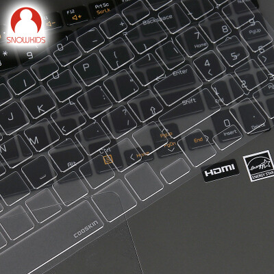 

Snowkids laptop to thin transparent keyboard membrane TPU protective film transparent application Shenzhou Ares G8 future human T5T5ST7Hing Ying Vulcan V7