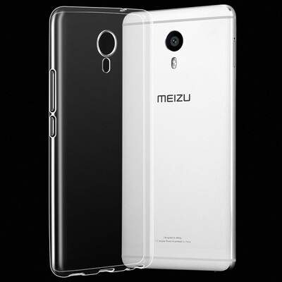 

Biya Zi (BIAZE) Meizu charm Blue Max mobile phone shell / protective cover all-inclusive shatter-resistant transparent soft shell refreshing series JK168 - transparent white
