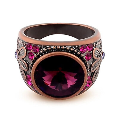 

Yoursfs Class Purple Rings For Women Vintage Cocktail Fashion Jewelry