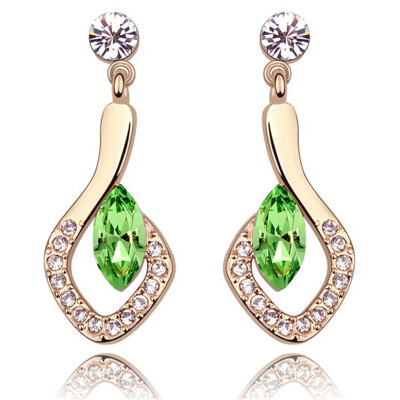 

Drop Earrings Crystal from Austria Elements Fashion Crystal Dangle Earring Woman Party Jewelry 5748