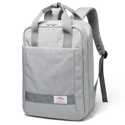

Ninth City VNINE Backpack Mens Computer Bag 1314156 Inch Business Casual Large Capacity Backpack Waterproof Bag VD7BV33913J Gray