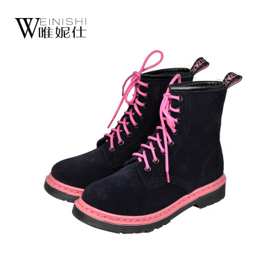 

Persun good quality boot winter balck pebbling patent leather short boots causl style women boots