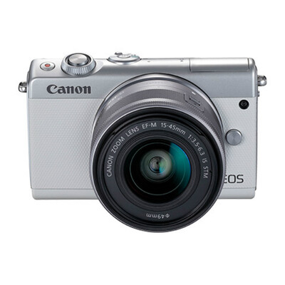 

Canon EOS M100 Mini Single Envelope White EF-M 15-45mm f 35-63 IS STM
