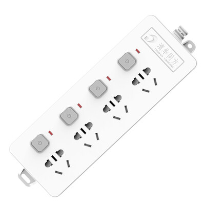

Tsinghua Tongfang TF534 full-length 18 m four-socket with child protection door sub-control switch converter socket platoon plug-in board