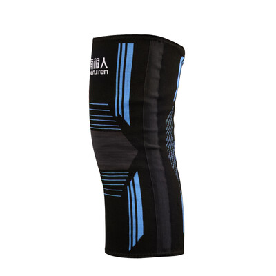 

Nanjiren knit knee pads high elastic breathable warm unisex NJ86F56063-2 blue  a pair of