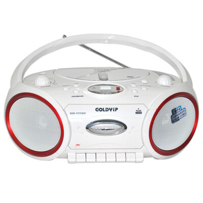 

Золото (GOLDYiP) DVD-9201 DVD-рекордеры, многофункциональный мини-стерео FM-радио USB SD карта, совместимая с DVD, CD, VCD, 3 повтора чтения синий