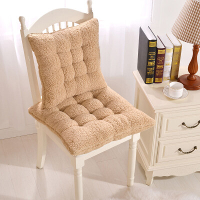 

Lamb cashmere cushion antiskid office chair cushion solid warm cushion double chair cushion bottom student computer chair cushion