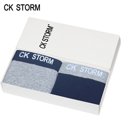 

CK STORM men&39s underwear flat pants combed cotton U lapel bag three-dimensional parcel ck storm series male underwear 2 gift box