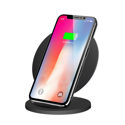 

Newman (Newmine) Apple 8 / X беспроводной зарядное устройство зарядки база стоять поддерживает iPhone X / 8Plus Samsung S6 / 7 / 8edge + Q8 черный