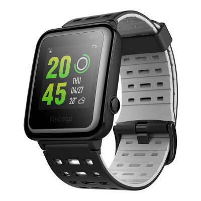 

WeLoop Hey S3 1.28 Memory LCD Sports Smart Watch GPS+AGPS 50 meters waterproof Bluetooth 4.0 Heart rate sensor