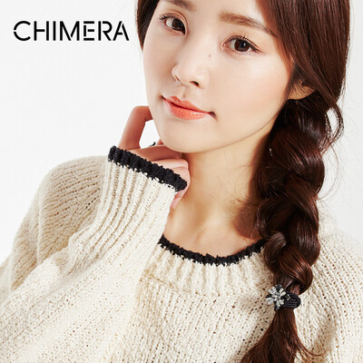 

CHIMERA hair accessories headdress hair inspiration hair ring rope black