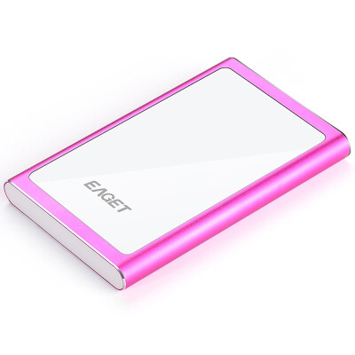 

Yi Jie EAGET G90-500G fashion hard encryption all-metal USB30 high-speed mobile hard disk pink