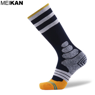 

MEIKAN Men's Basketball Socks Professional Coolmax Compression Cycling Socks Brand Breathable Sports Pattern Running Socks