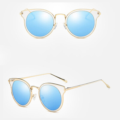 

2017 New Weakened Radiation High Light Female Polarized Sunglasses Steampunk Vintage Women's Glasses Square Round Face Available