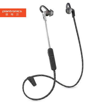 

Plantronics BackBeat FIT 300 Lightweight Waterproof Sport Bluetooth Headset Stereo Headphones Music Headphones Universal Bilateral In-Line Smoke Wave Gray Black