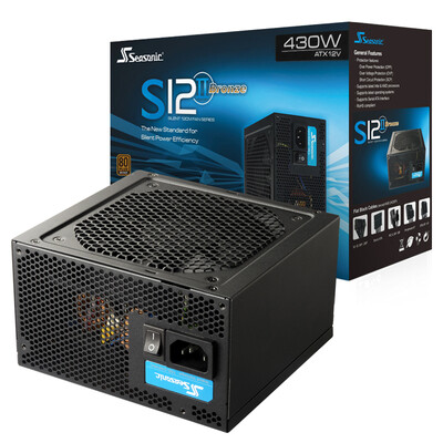 

Рейн (Seasonic) Номинальная мощность 430W S12II-430 (80PLUS бронза / Интеллектуальный температуры / бесшумный вентилятор / поддержка задней линии)