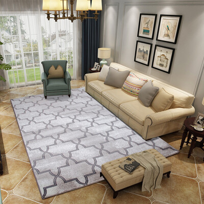 

Li home modern minimalist coffee table living room European&American European Jane European sofa bedroom restaurant large room non-slip carpet Fan Luo 033608 80 120cm