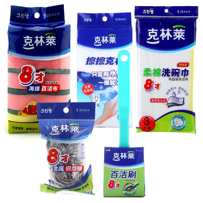 

【Jingdong Supermarket】 Kelin Lai Dishwashing Cleaning Sponge Wiping Wire Ball Home Cleaning Products Spice Bag (C8-X12 / 8/9 / M1 / ​​CC6