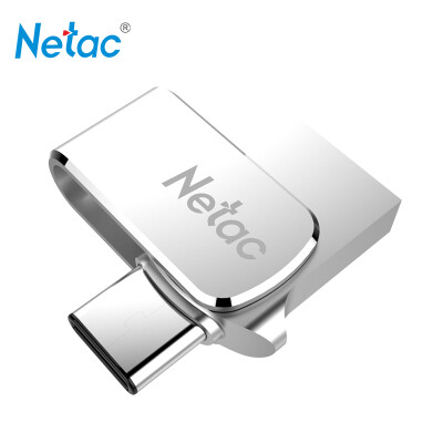 

Netac U780C 16G usb3.0 type-c dual interface all-metal rotating mini-mobile computer dual-use flash disk silver