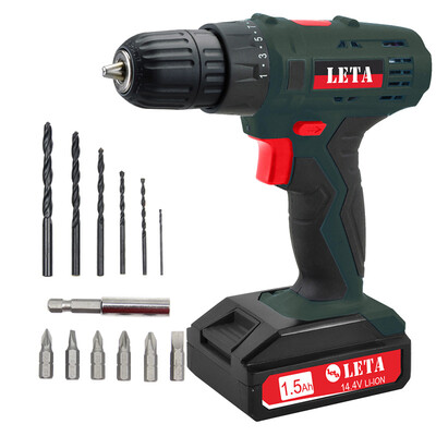 

Leta 144V lithium drill electric screwdriver tool kit domestic rechargeable electric drill LT-LE921