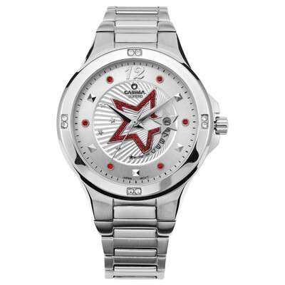 

CASIMA luxury brand watches women 2017 fashion casual crystal women's quartz wrist watch stainless steel waterproof 50m #2804