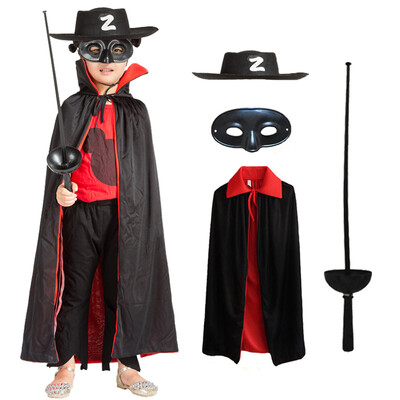 

Dome recalls Halloween costume masquerade cos men&women childrens costumes pirates Zorro cloak cloak performance clothing Zorro