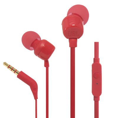 

JBL T110 ухо наушника гарнитура телефона гарнитура игра музыка гарнитура с Майклом ярким красным вызовом