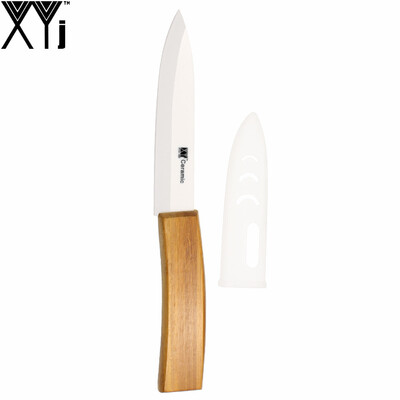 

Ceramic Knife Kitchen Gift XYJ Brand 5 Inch Slicing Kitchen Knife With Sharp Blade Bamboo Handle