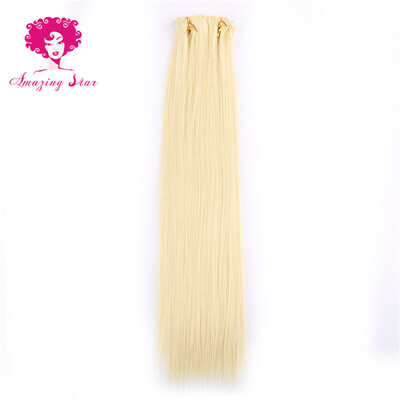

Amazing Star Hair Brazilian Straight Hair Clip in Synthetic Hair Extension Clip-in 6Pcs/Set Long Wavy Heat Resistant Hair piece